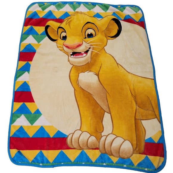 Northwest Bedding Lion King High Up Simba Cub Fleece Plush Throw 38